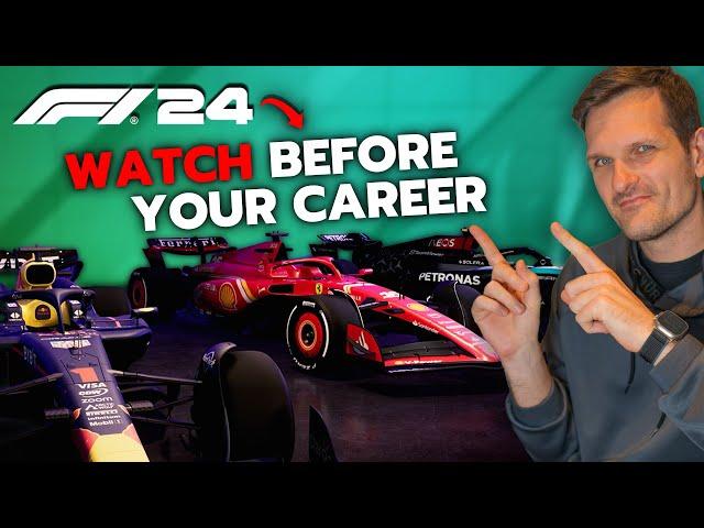 5 Tips for your F1 24 CAREER START