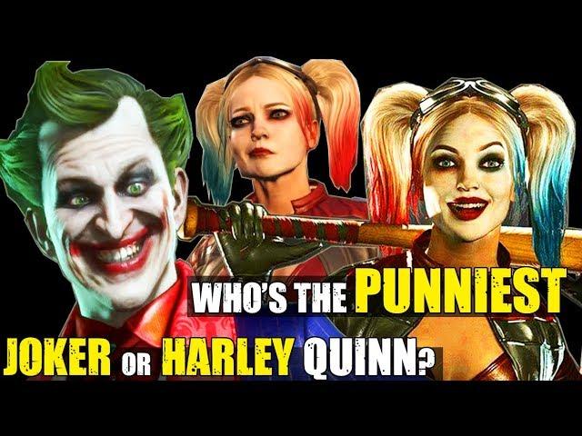 Who Wins - Joker or Harley Quinn? ( Relationship Banter Intros ) Mortal Kombat 11 vs Injustice 2