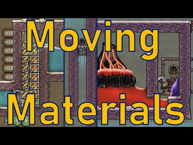 Oxygen Not Included - Tutorial Bites - Moving Materials