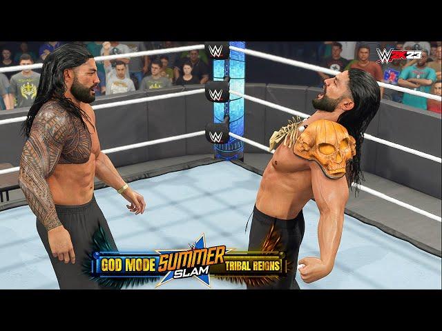 Tribal Reigns Vs God Mode Vs Roman Reigns WWE 2K23