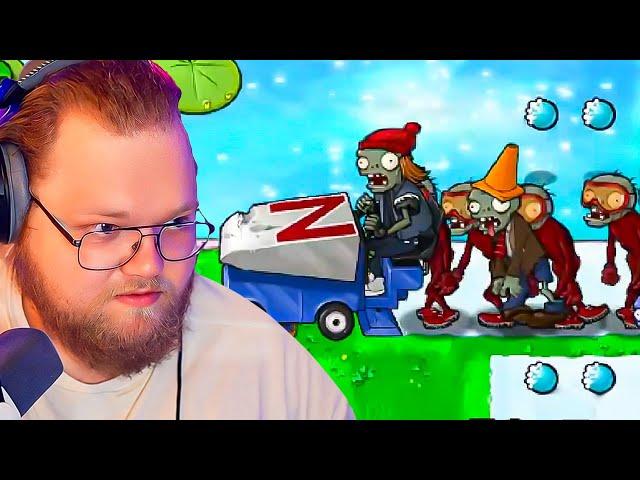 НОВЫЕ ЗОМБИ ► T2X2 ИГРАЕТ в Растения Против Зомби / Plants Vs Zombies Brutal Мод #4