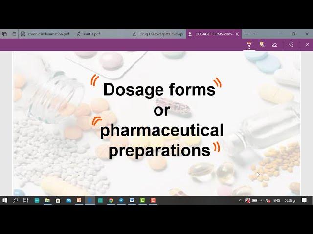 Dosage Forms " Drug forms "  Lab 2