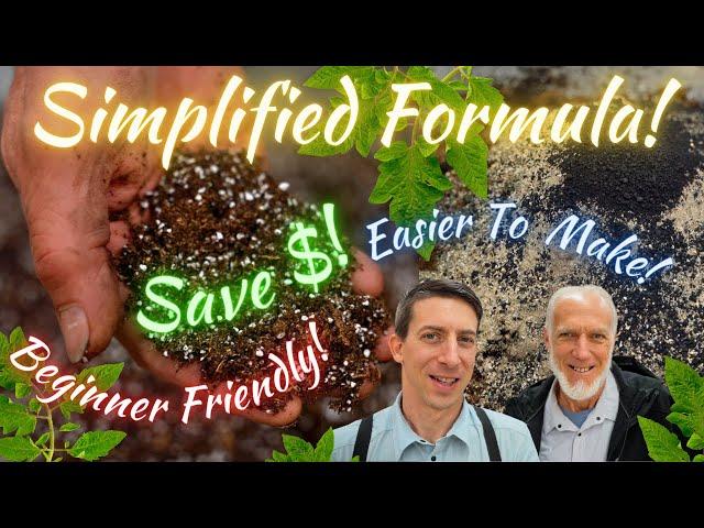 Simplified Seed Starting Soil Mix! Cheaper & Easier To Make, Use & Store! Check It Out!