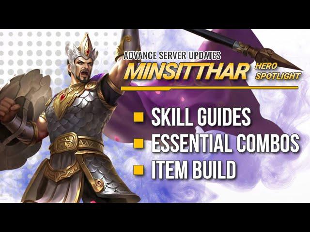 Revamp Minsitthar Hero Spotlight - Advance Server | Skills , Combo, Item Build | Mobile Legends