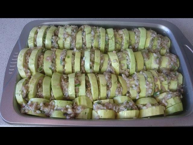 Лучше голубцов. Кабачки с Фаршем. Быстрый Ужин из Кабачков. zucchini recipes