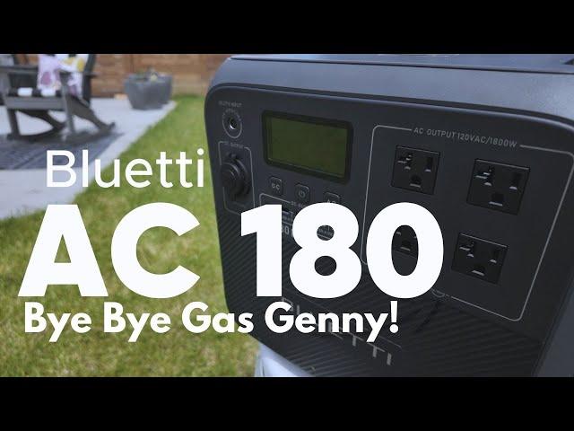 NO MORE GAS! Bluetti AC180 Powers All My Travel and RV needs!