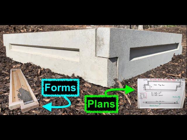 How to make Concrete Raised Garden Beds | Will Never Rot !!!