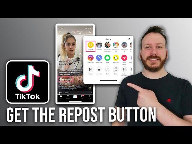 How To Get Repost Button On Tiktok Android