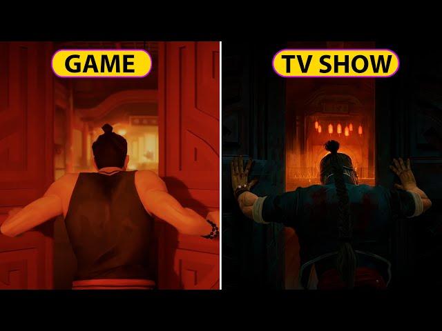 Sifu Game vs Tv Show (Secret Level) | Scene Comparison