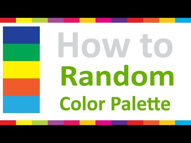 Random Color Palette Generator
