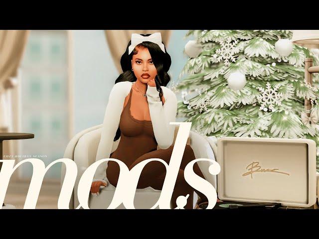 cozy mods + cc for the holiday season (w/links) | the sims 4