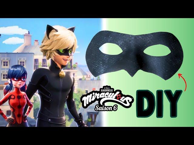 DIY Miraculous Season 6 CAT NOIR Mask Tutorial | Craft the Ultimate Cosplay Transformation