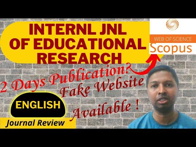 Christo Ananth - International Journal of Educational Research - Scopus - Genuine Review - English