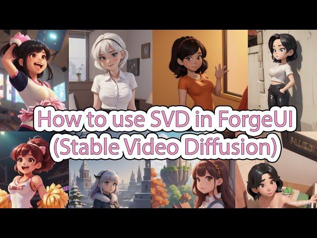 How to use SVD in ForgeUI (Stable Video Diffusion)