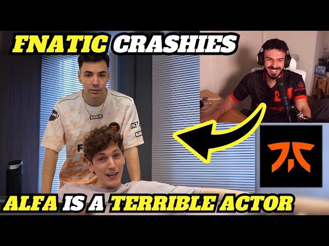 Tarik LAUGHING Reacting To FNATIC CRASHIES Announcement Video