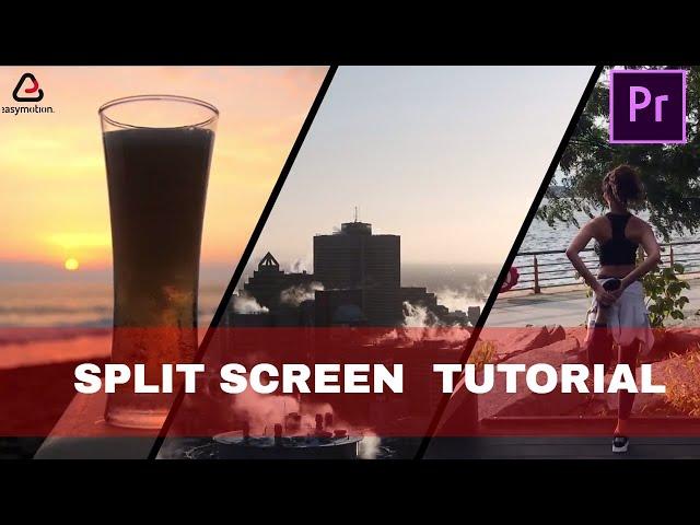 Adobe Premiere Pro CC Quick and easy Tutorial : how to make SPLIT SCREENS