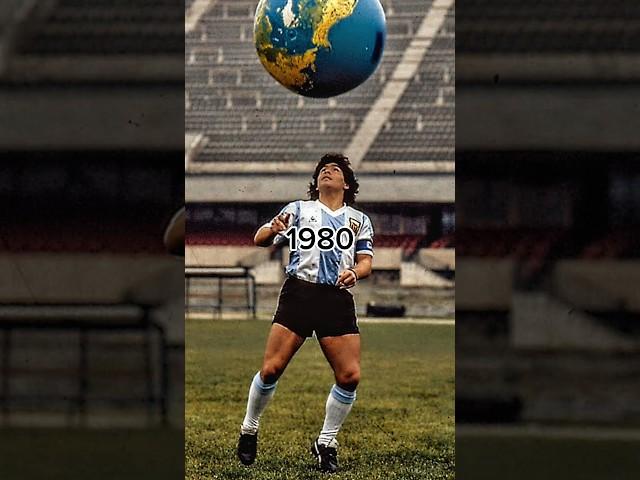 Diego Maradona Skills Evolution 