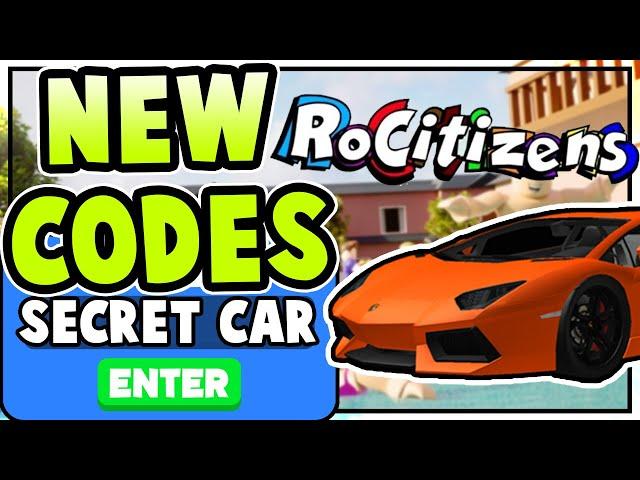 NEW ROCITIZENS CODES! *FREE CARS & HOUSE* All Rocitizens Codes Roblox 2020