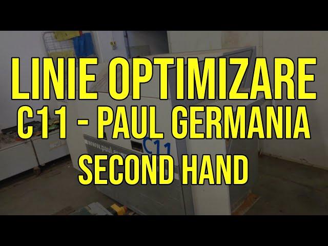 Linie optimizare cherestea SH - Paul C11 MKL