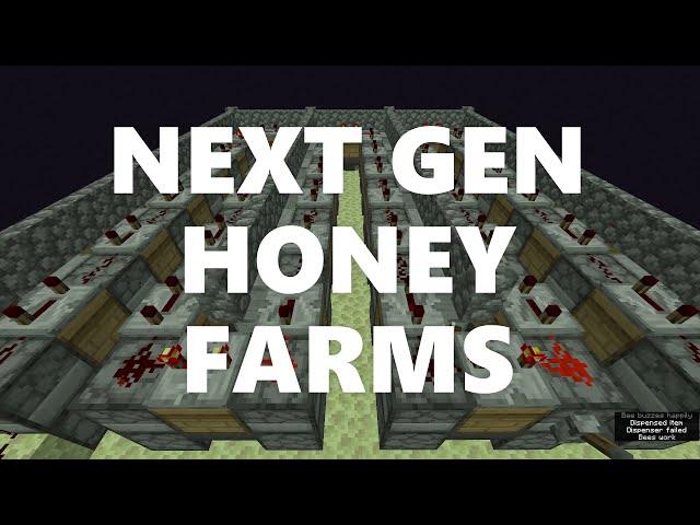 Minecraft Elegance: Next-Generation Honey Farms (Java 1.15*, 1.16*, 1.17+)