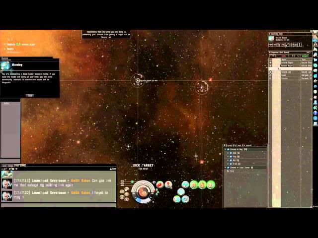 EVE Online Ghost Site: Lesser Blood Raider Covert Research Facility