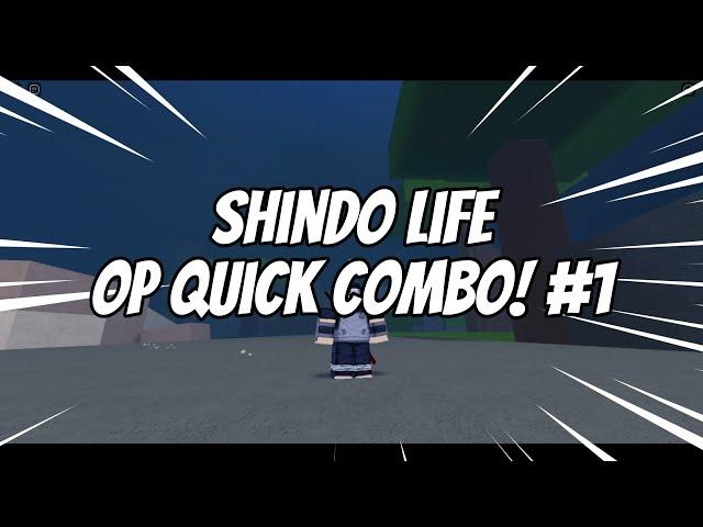 Shindo life | OP 2 SLOT QUICK COMBO! #shindolife #shindolifecombo