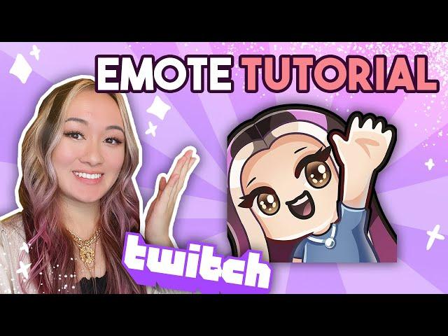 TWITCH EMOTE TUTORIAL - You can draw emotes!