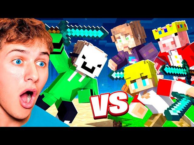 DREAM vs EVERYONE Minecraft BATTLE! (Full Fight)