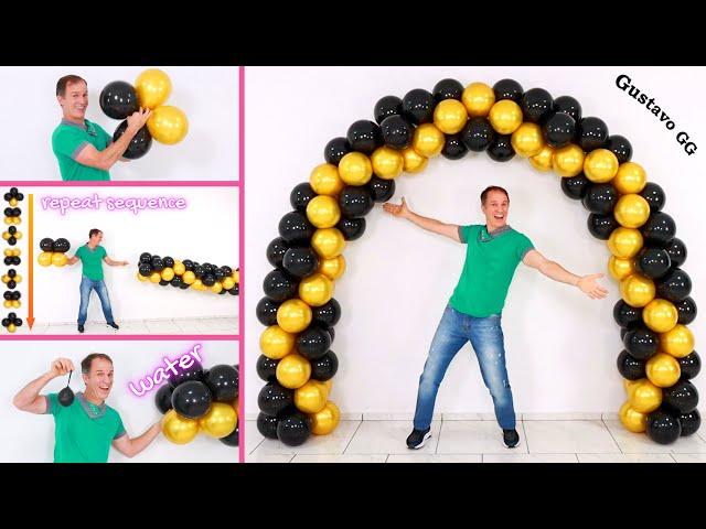 BIRTHDAY decoration ideas at home  balloon decoration ideas  balloon arch tutorial