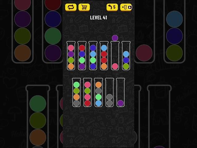 Ball Sort Puzzle - level 41