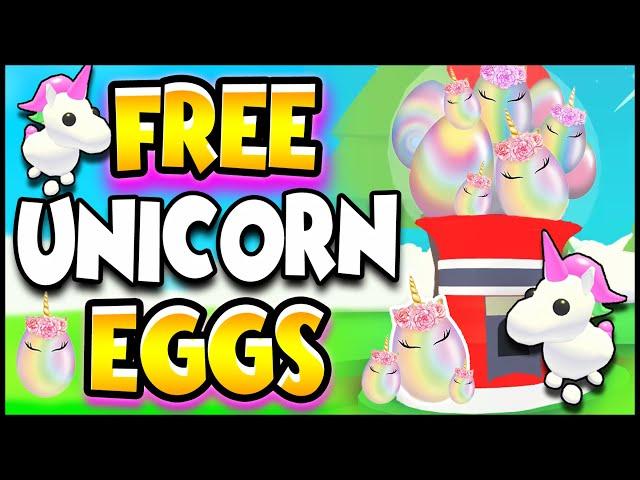 This SECRET LOCATION Gets You FREE UNICORN EGGS in Adopt Me!! Roblox! PREZLEY