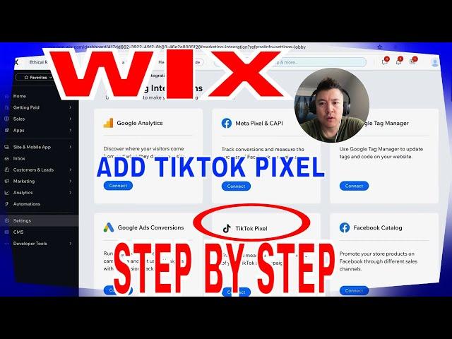   How To Add TikTok Pixel ID To Wix Website 