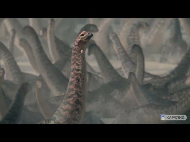 Prehistoric Planet: Male dreadnoughtus fight for females - Apple TV