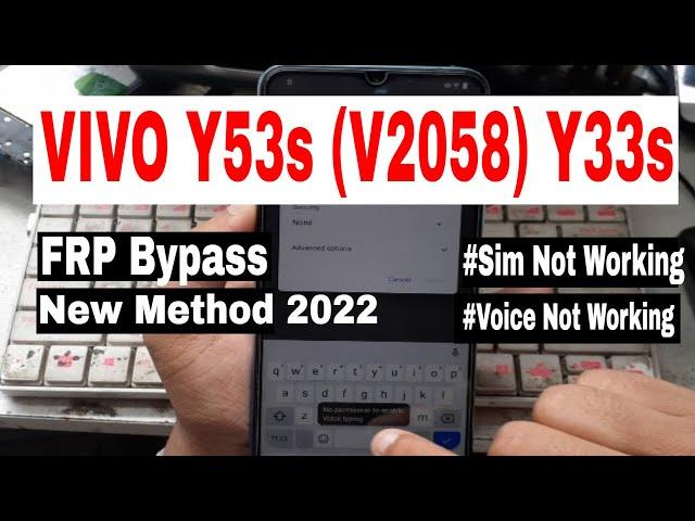 VIVO y53s y33s frp bypass without pc II New Method 2022 II Android 11 & 12 II 100% Working