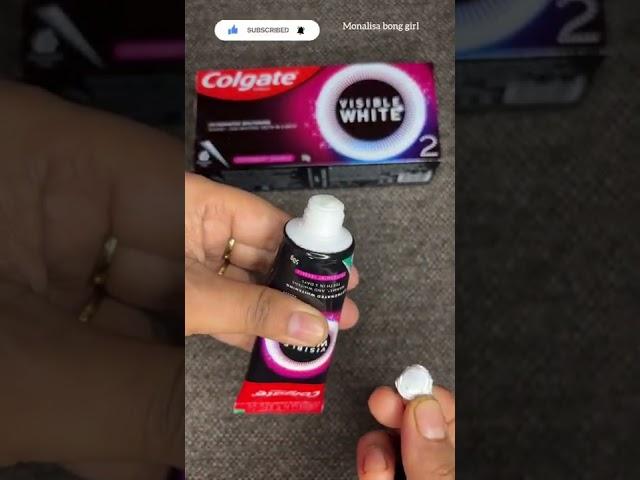 Colgate visible white O2  review || buying for your’s  choice. Not promotion video ￼#youtubeshorts