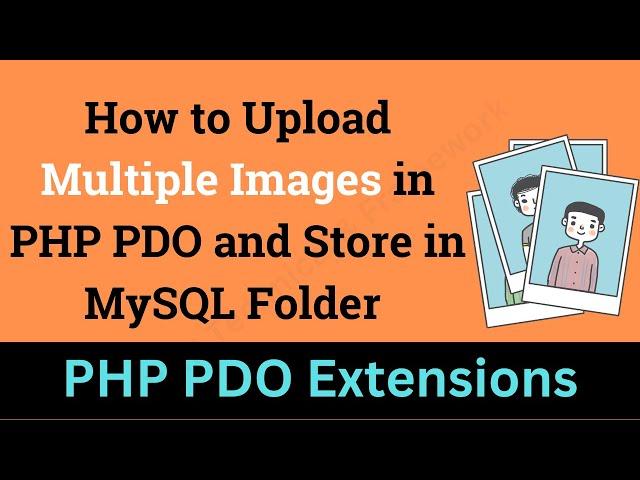 How to Upload Multiple Images in PHP PDO and Store in MySQL Folder | Upload Multiple Images  in PHP