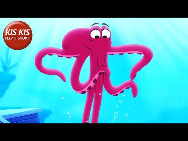 Funny animated short film on a control freak octopus | "Ink" - by Joost Van Den Bosch & Erik Verkerk