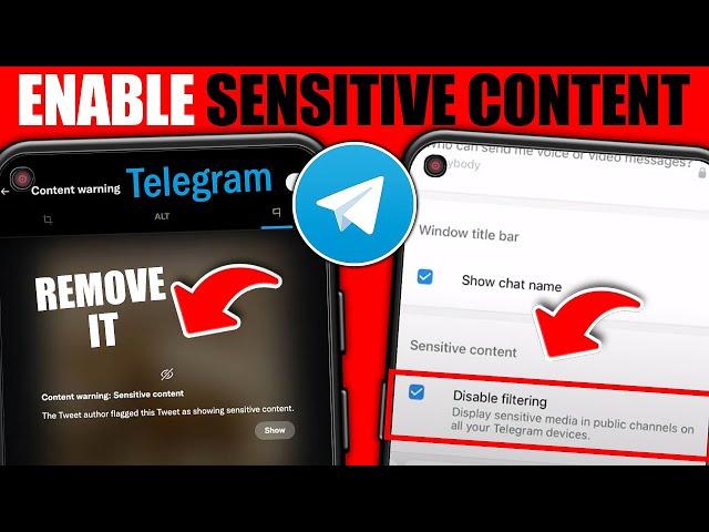 How to Enable Sensitive Content on Telegram 2024 (iOS & Android)