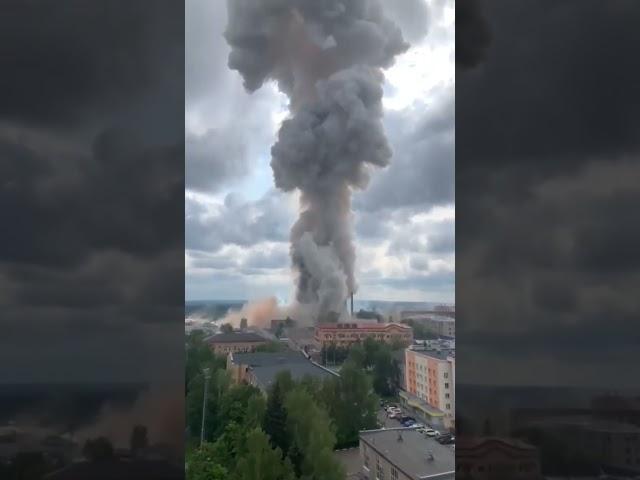 Очень мощный взрыв в Подмосковном Сергиево-Посаде