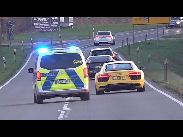 BEST OF FAILS, POLICE, CLOSE CALLS, CRAZY, WTF Moments! BMW M, Ferrari, Audi RS, Pagani