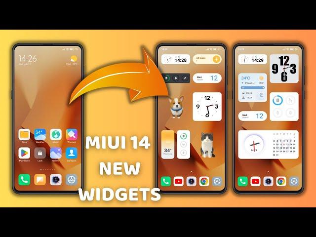 New Widgets Miui 14 For Any Xiaomi Devices | Miui 14/13/12