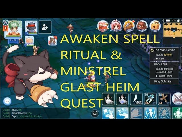 AWAKEN RITUAL SPELL MISI IDUN & MINSTREL GLAST HEIM QUEST RAGNAROK MOBILE