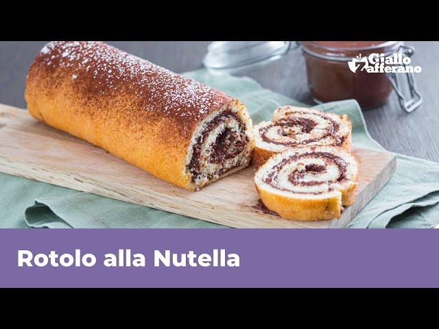 ROTOLO ALLA NUTELLA: perfect, soft and delicious recipe!