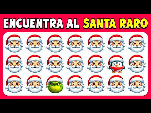  QUIZ DE NAVIDAD  Encuentra el DIFERENTE  Encuentra las DIFERENCIAS  Quiz de EMOJIS ️