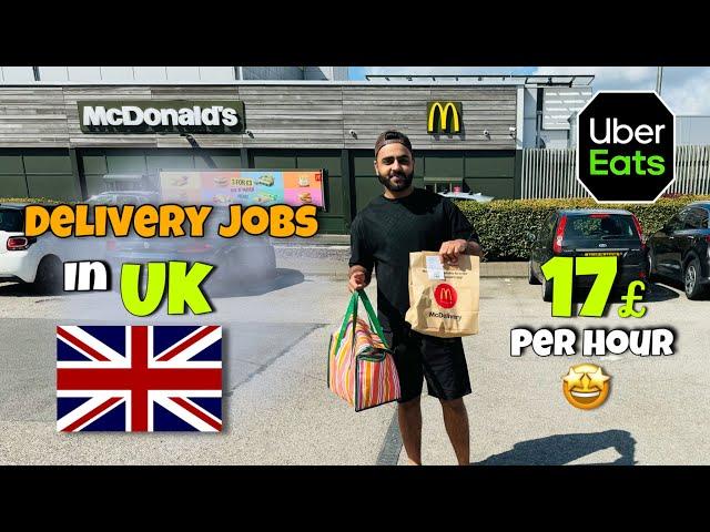 Delivery Jobs in UK  Earn 3000£ Monthly #internationalstudents #deliveryjobs #deliveryboy #rafayuk