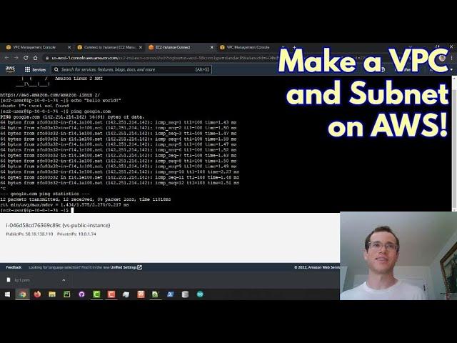 Making a VPC and Subnet with an Internet Gateway and Route Table on AWS from scratch!