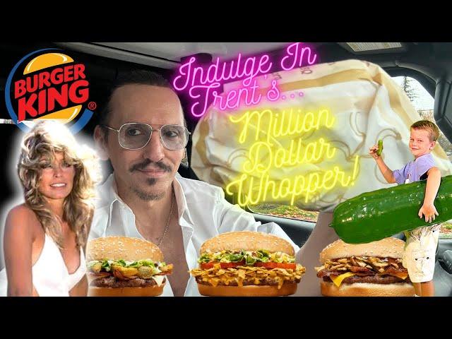 Burger King Million Dollar Whopper Review #foodreview #bk #burgerking #fastfood  #fastfoodreview