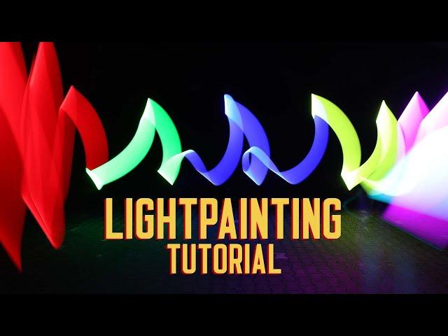 LIGHTPAINTING Tutorial  Anleitung für Anfänger