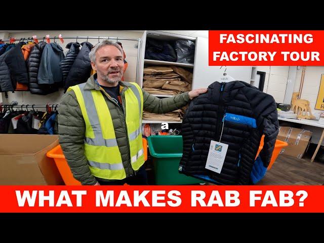 Behind the scenes and sewing machines at Rab HQ