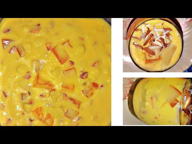 Sago Summer drink Recipe | Ramadan Special | Sabudana Custard fruits drink Recipe by Nazia